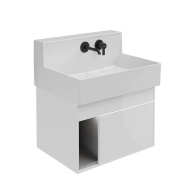 LO.M.65/WHT Тумба LOGICA M подвесная 2 выдвижных ящика 65, белоснежный KERAMA MARAZZI