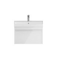 MO.70.1+1/WHT Тумба MODULA подвесная 70 с ящиком 1+1, белая глянцевая KERAMA MARAZZI