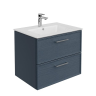 PIA.CL.65/BLU.M Тумба PIANO Classic подвесная 65 см, 2 ящика, ясень синий матовый KERAMA MARAZZI