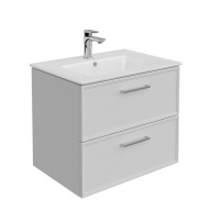 PIA.CL.65/WHT.M Тумба PIANO Classic подвесная 65 см, 2 ящика, ясень белый матовый KERAMA MARAZZI