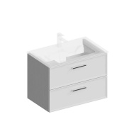 PIA.CL.75/WHT.M Тумба PIANO Classic подвесная 75 см, 2 ящика, ясень белый матовый KERAMA MARAZZI