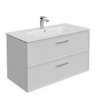 PIA.CL.95/WHT.M Тумба PIANO Classic подвесная 95 см, 2 ящика, ясень белый матовый KERAMA MARAZZI