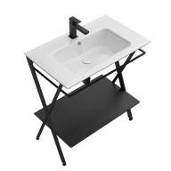 PIA.N.75/BLK Металлическая структура PIANO Next напольная 75, черная матовая KERAMA MARAZZI