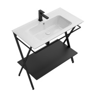 PIA.N.85/BLK Металлическая структура PIANO Next напольная 85, черная матовая KERAMA MARAZZI