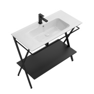 PIA.N.95/BLK Металлическая структура PIANO Next напольная 95, черная матовая KERAMA MARAZZI