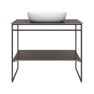 PL.N.100.01/BLK.M Метал.структура PLAZA Next напольная 100 см, цв.черный матовый KERAMA MARAZZI
