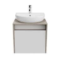 PRO.60.1/WHT Тумба PRO подвесная 1 ящик 60, белая глянцевая KERAMA MARAZZI