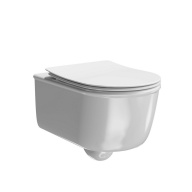 Унитаз Элеганс подвесной безободковый, белый глянцевый KERAMA MARAZZI