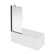 VE.FB250.BSD.BLK.M Фиксатор для стеклянной шторки VETRO, 25 см, матовый черный KERAMA MARAZZI