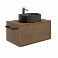 VE.NN.wb.50/BLK.M Раковина ARTBASIN Vento 50 см, цв черный матовый KERAMA MARAZZI