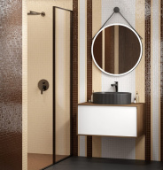 VE.NN.wb.50/BLK.M Раковина ARTBASIN Vento 50 см, цв черный матовый KERAMA MARAZZI