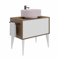 VE.wb.50/MAL Раковина ARTBASIN Vento накладная 50, мальва матовая KERAMA MARAZZI