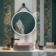 VE.wb.50/MAL Раковина ARTBASIN Vento накладная 50, мальва матовая KERAMA MARAZZI