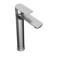 VL.2602.KM.SST Смеситель Велато для раковины высокий без донного клапана, брашированная сталь KERAMA MARAZZI