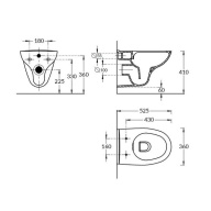 XPRO.wc.02 Унитаз подвесной XPRO безободковый KERAMA MARAZZI
