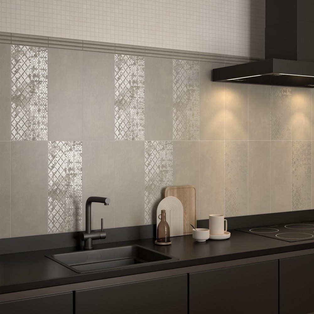 Декоры под бетон с металлическими отблесками